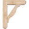 Ekena Millwork Funston Craftsman Smooth Bracket w/ Offset Brace, Douglas Fir, 5 1/2"W x 18"D x 22"H BKT0604X18X22FST04SDF - alternate 4